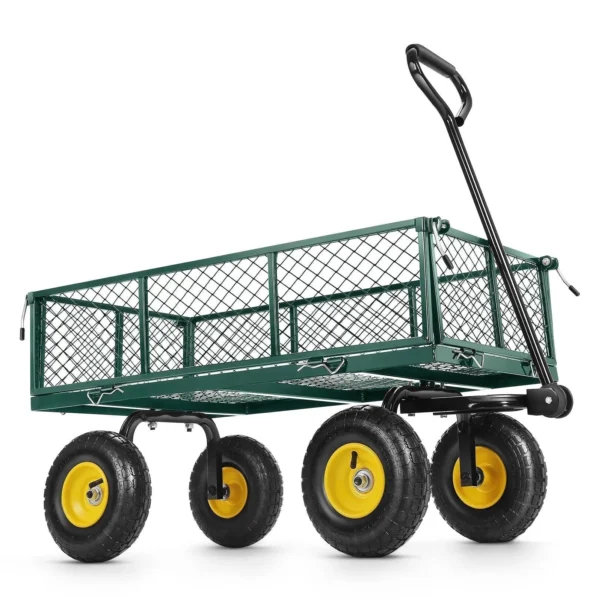 Heavy-Duty Garden Cart for Easy Transport & Gardening Tasks